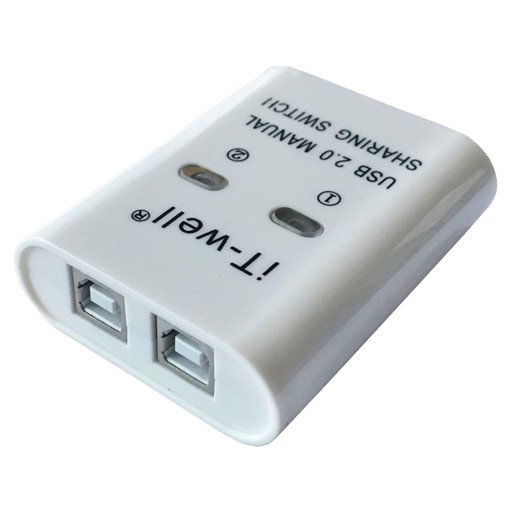 Портативный выходной разветвитель 2 в 1 для совместного использования USB-принтеров