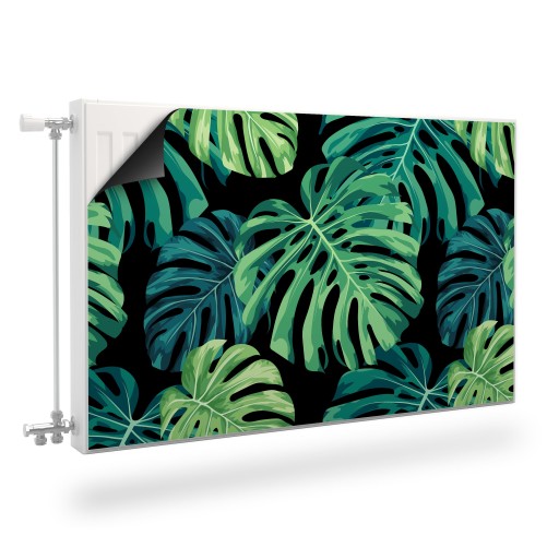 MATA MAGNETYCZNA Kaloryfera Monstera Liście 90x60