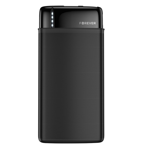 Powerbank 20000 мАч, светодиодный индикатор заряда, портативное зарядное устройство, черный