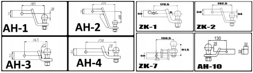 фаркоп TOWBALL ADAPTER США JEEP WRANGLER