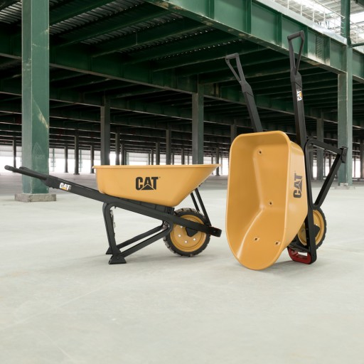 CAT K-Series 6-футовая стальная тачка грузоподъемностью 500 кг, без спущенных шин