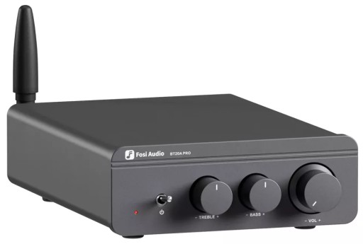 СТЕРЕОУСИЛИТЕЛЬ МОЩНОСТИ С BLUETOOTH 5.0 ЧЕРНЫЙ 2 x 300 Вт
