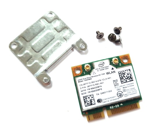 КАРТА WIFI INTEL DUAL BAND WIRELESS-AC 7260, адаптер 5 ГГц, ПОЛНЫЙ РАЗМЕР, 867 Мбит/с