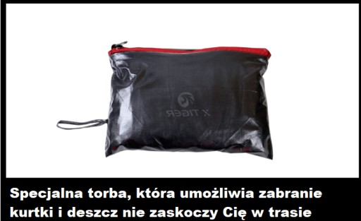 Kurtka WODOODPORNA Kolarska X-TIGER NA ROWER