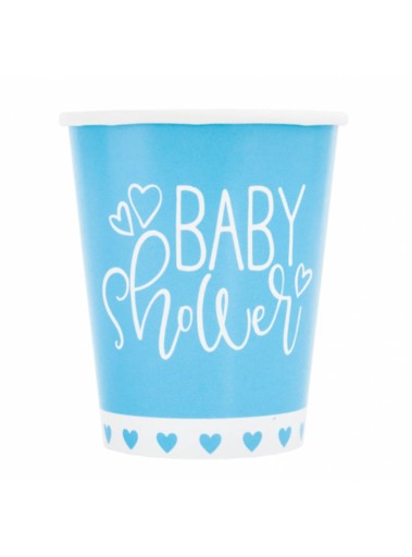 БУМАЖНЫЕ Стаканчики BABY SHOWER GENDER PARTY, 8 ШТ.
