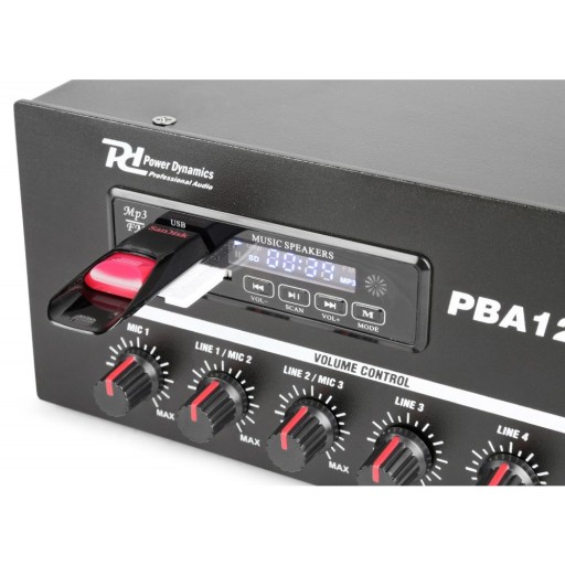 УСИЛИТЕЛЬ 100 В 30 Вт BT USB SD FM POWER DYNAMICS