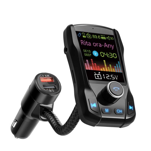 Автомобильный Bluetooth-передатчик черный