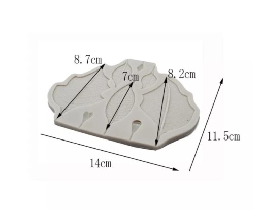 Силиконовая форма цветок листья Вифлеемская звезда