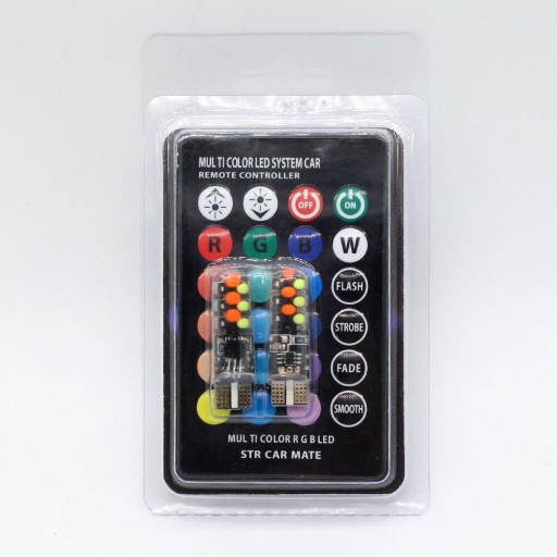 W3W W5W W10W W16W Светодиодная контрольная лампа T10 R10 RGB