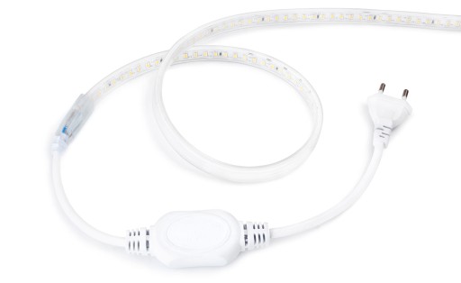 СВЕТОДИОДНАЯ ЛЕНТА 230V 2835/120 1M IP68 8W ТЕПЛЫЙ БЕЛЫЙ