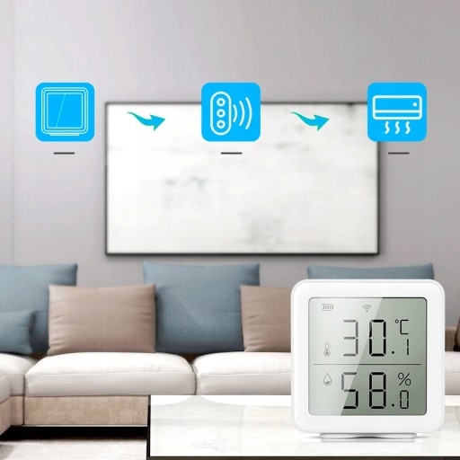 TUYA LCD WiFi датчик температуры и влажности