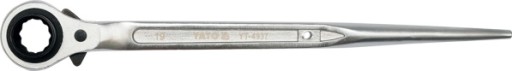 ТОРЦЕВОЙ КЛЮЧ YATO С ТРЕЩОТКОЙ 19x22мм 4937