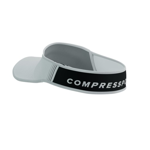 COMPRESSPORT VISOR ULTRALIGHT козырек для бега белый/черный