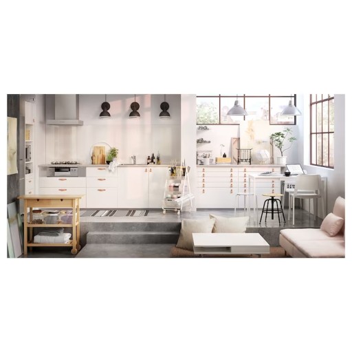 IKEA FORHOJA Barek kuchenny brzoza 100x43 cm