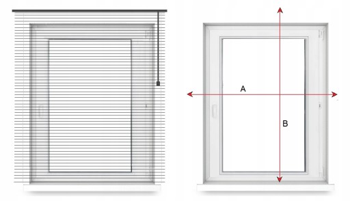 ŻALUZJE ALUMINIOWE NA WYMIAR KOLORY 100x170