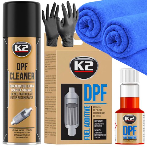 K2 КОМПЛЕКТ ДЛЯ РЕГЕНЕРАЦИИ ФИЛЬТРА DPF CLEANER ТОПЛИВНАЯ ПРИСАДКА