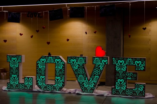 Ажурные НАКЛАДКИ для надписи LOVE 120см, узор GÓRALSKI