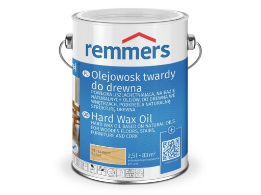 Hartwachs -Olej/wosk do drewna podłóg mebli 2,5l