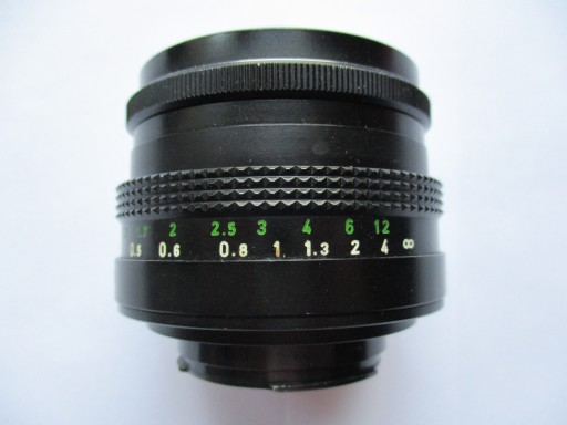 Pentacon 30 mm 1:3.5 - preselekcja przysłony - Exa