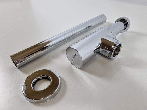 Syfon Umywalkowy Premium Design Chrom Metal 1 1/2