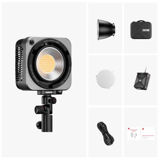 Светодиодная лампа Zhiyun Molus G200 COB Light 200 Вт