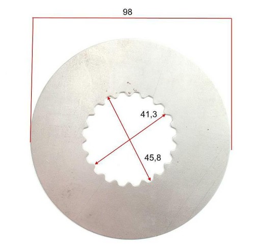 Tarcza sprzęgła przekładka płaska Simson S51 SR50