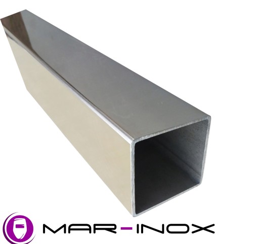 .R - 1,2 mb - chromowany polerowany profil nierdzewny 40x40x1,5 mm