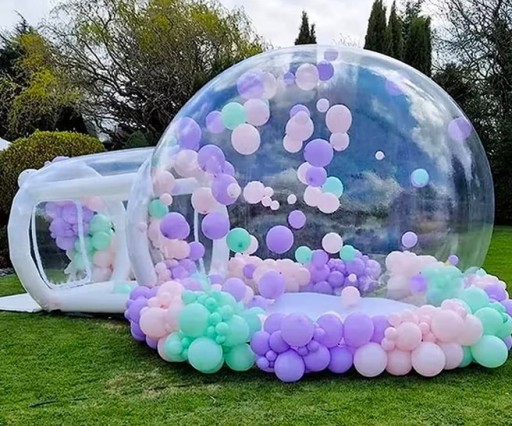 Большой надувной домик BUBBLE HOUSE 3 м, садовый надувной домик в форме купола + НАСОС