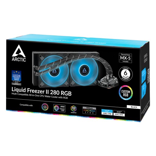 Arctic Liquid Freezer II 280 RGB - Водяное охлаждение