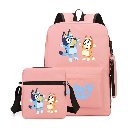 НОВЫЙ ШКОЛЬНЫЙ КОМПЛЕКТ Bluey, РЮКЗАК, СУМКА, ЧЕХОЛ ДЛЯ КАРАНДА, высокое качество
