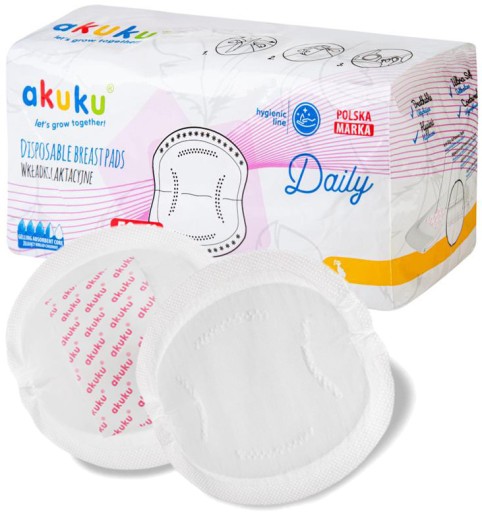 AKUKU A0160 Прокладки для кормления DAILY 60 шт.