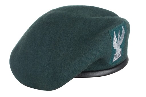 Beret Klas Mundurowych z Orłem Tłoczony - Zielony 59