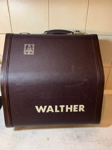 WELTMEISTER WALTHER Teeny 48 SI Аккордеон 33x38x19см, как НОВАЯ ГЕРМАНИЯ