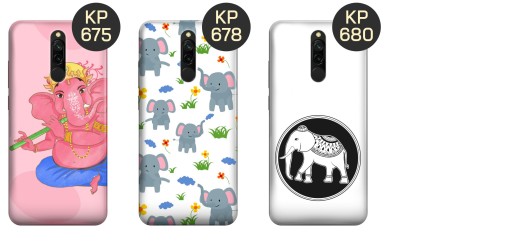 ЧЕХОЛ ДЛЯ XIAOMI REDMI 8 УЗОРОВ СЛОНОВ КОРПУС СЛОНА КРЫШКА КОРПУСА