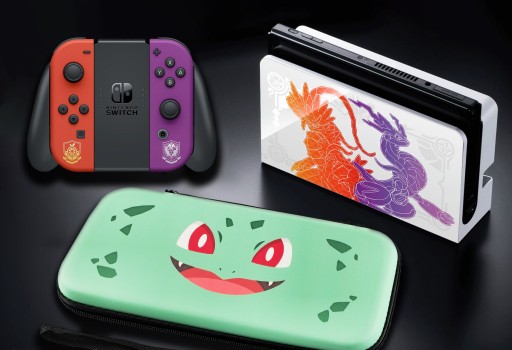 ЧЕХОЛ ДЛЯ NINTENDO SWITCH OLED POKEMON BULBASAUR