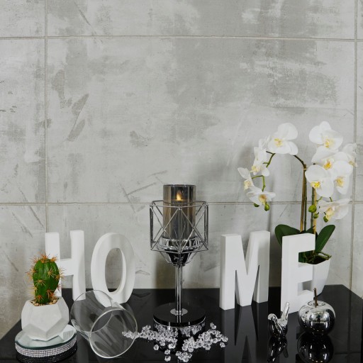 Подсвечник Glamour Lantern Chrome Silver кристалл