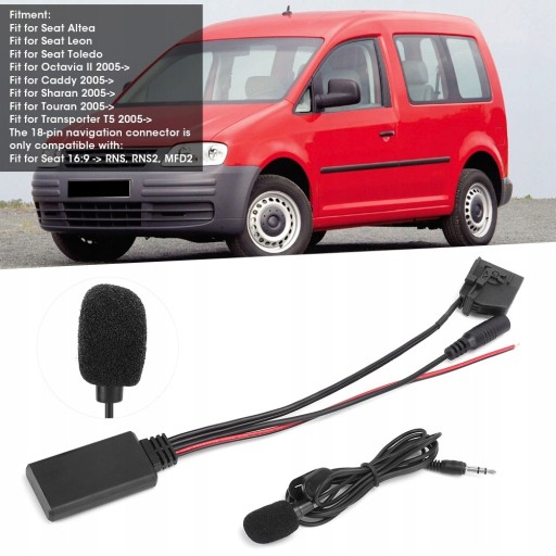 SEAT 18PIN MFD2 RNS2 РАДИОДАПТЕР BLUETOOTH