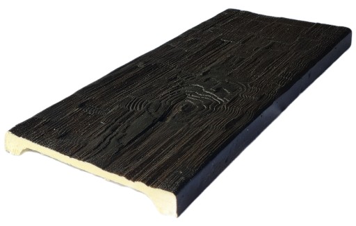 Deska Rustykalna ciosana, deska dekoracyjna 260x20x3 cm - wenge