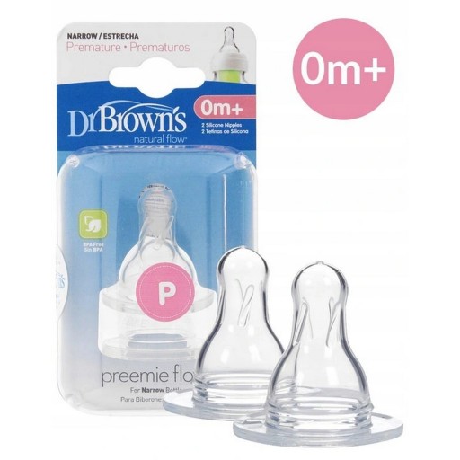 DR BROWN'S SMOCZKI DO BUT OM+ PREMATURE WCZEŚNIAK