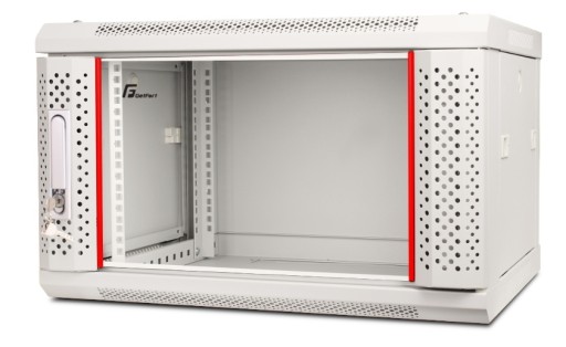 ШКАФ 19 6U 600x600 GERFORT ПОДВЕСНОЙ СЕРЫЙ