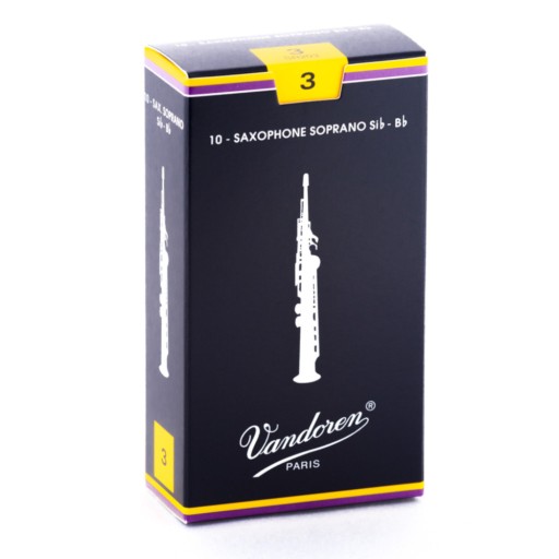 Трость для сопрано-саксофона Vandoren Traditional 3.0