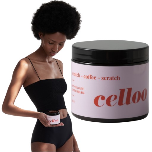 BODY PEELING кофейный скраб для разглаживания кожи SMOOTH FIRM CELLOO 100мл