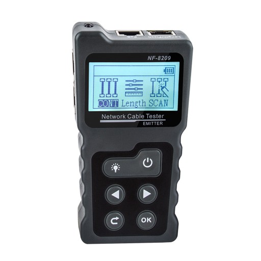 МНОГОФУНКЦИОНАЛЬНЫЙ СЕТЕВОЙ КАБЕЛЬНЫЙ ТЕСТЕР LCD NF-8209