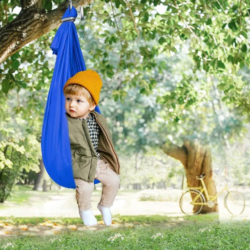 Hamak sensoryczny dla dziecka Utuli kokon huśtawka sensoryczna hamak