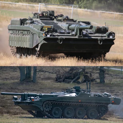 Кирпичи Шведский танк STRV 103 Military + LEGO ОРУЖИЕ