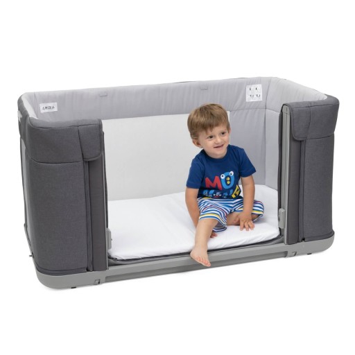 Кровать Chicco Next2Me Forever Slate Grey, дополнительная кровать, диван + бесплатная кровать