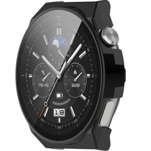 КОРПУС + ЗАКАЛЕННОЕ ЗАЩИТНОЕ СТЕКЛО 2в1 ДЛЯ HUAWEI WATCH GT 3 PRO 46MM