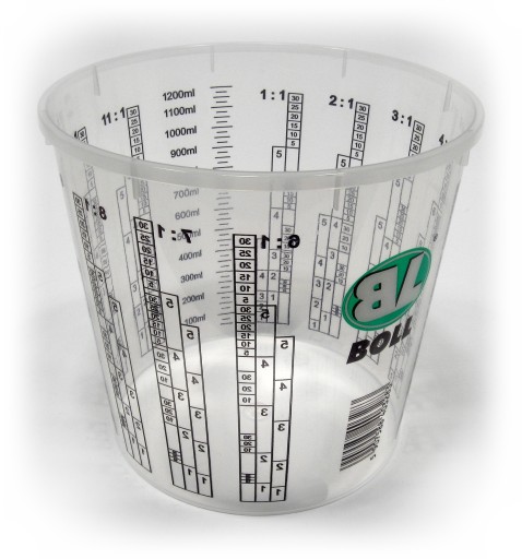 POJEMNIK PLASTIKOWY Z PODZIAŁKĄ 10:1, 1300ml PASUJE 0070237 BOLL