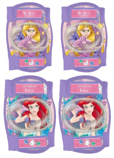 4 ЗАЩИТЫ ДЛЯ ВЕЛОСИПЕДНОГО ШЛЕМА DISNEY PRINCESS