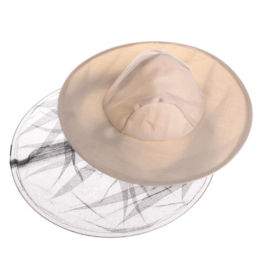 2x czapka pszczelarska z maską welonową do